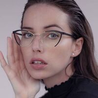 Очки металлические женские с защитой от синего света 8240-3007-PN