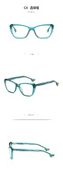 Plastic frames for glasses TR90+CA material (flex hinges) FOCUS FCS2029