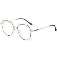 Metal glasses with blue light and UV protection 9654-3-GT