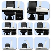 Рабочее место офтальмолога, комбинированный стол + кресло CS-700/CS-700B, столешница 960*470 мм 