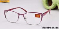Women's metal eyeglasses with flex hinges Vizzini V7015