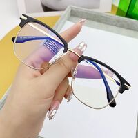 Hibrid, metal + TR90, Blue Block glasses with hinge thread blue light protection FENQI F15208(12260)