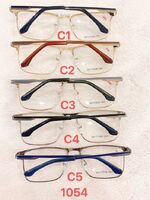 Metal frame for glasses with spring hinges Defile D1054