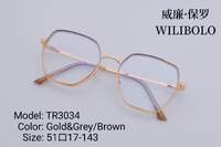 Metal + TR90 ultrathin women's frames with spring hinges Wilibolo TR3034