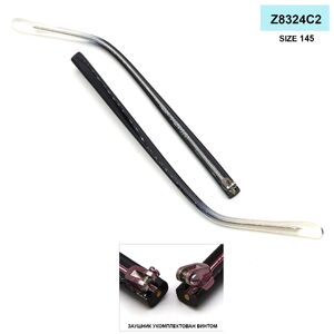 Заушник пластиковый с двойным ушком ZAUSHNIK Z8324 (цена за пару) длина 145мм, ширина 7мм