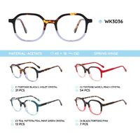 Acetate plastic frames for kids WK3036