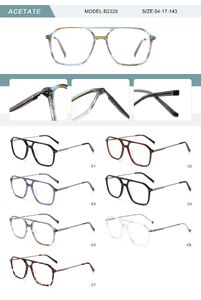 Оправа пластиковая из ацетата мужская с флексом B2225-DA