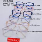 Оправа металл + TR90 ультратонкая с флексом Wilibolo TR3003