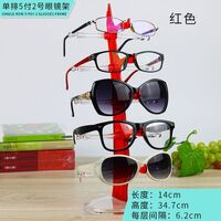 Demonstration acrylic stand with 5 glasses slots A4-5