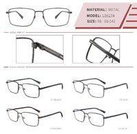 Metal frame for men LE6234-DA