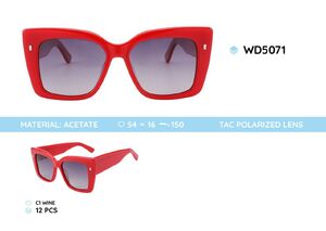 Acetate plastic frames polarized sunglasses WD5071