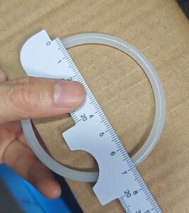 Сменный ремень к электродвигателю для станка лесочник и другие диаметр 75мм, сечение круглое 5мм R-75