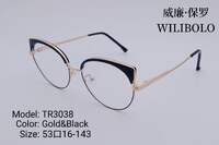 Оправа металл + TR90 ультратонкая женская с флексом Wilibolo TR3038