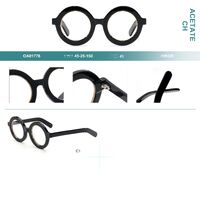 Plastic frames for glasses, acetate lamination Big City OA01776