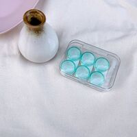 Набор для мягких контактных линз + 3 контейнеров для хранения ZZ-701透明三副装