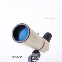 Waterproof monocular telescope 12-30x50灰白-XX, magnification: 12-30X (with scale)