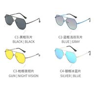 Поляризационные солнцезащитные металлические очки с защитой UV400 2967-GT