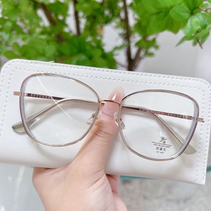 Combined frame (metal + TR90) with Blue Ray Cut protection lenses MAMO S11861