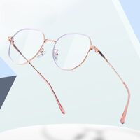 Metal glasses with blue light and UV protection 9654-3-GT