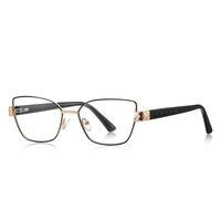 Metal + TR90 plastic Blue Blocker glasses frame for women with UV and blue light protection lenses More FCS3167