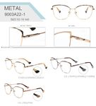 Оправа металлическая с флексом Big City 9003A22-1