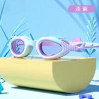 Swimming waterproof anti-fog goggles for kids (3-14 years), with silicone cap, YJ627-YU