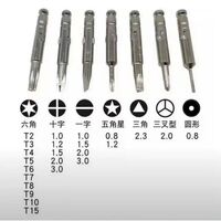 Universal magnetic screwdriver set of 5 magnetic elements 1109-5051
