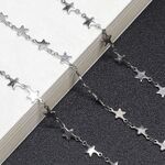 Metal non-slip steel colior chain, with star, for glasses and masks GS030