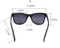 Polarized silicone sunglasses with UV400 protection for kids T1936