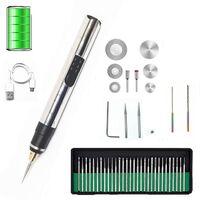 Шлифовальная мини-машинка аккумуляторная для шлифования, полировки, гравировки, сверления E301-46