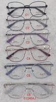 Metal frames for glasses with flex hinges Defile D1240AJ