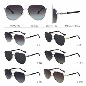Polarized metal sunglasses for men Romonis PS2152-R