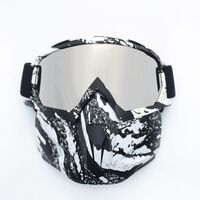 Safety shockproof sports goggles - mask 风镜-鹰嘴面罩转印