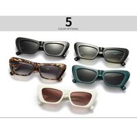 Plastic sunglasses in the shape of a 