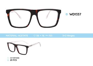 Plastic frames for glasses acetate material WD1337