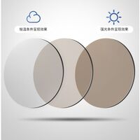 Очки металлические фотохромные с защитой от синего света 9664-GT