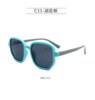 Polarized silicone sunglasses with UV400 protection for kids T11024