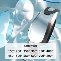 Swimming waterproof anti-fog goggles, diopters from -1.50 to -8.00, 770-ED-YU