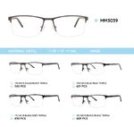 Оправа для очков металлическая мужская полуободковая MM3039
