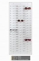 Панель для очков настенная на 60 мест HD610