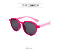 Polarized silicone sunglasses with UV400 protection for kids T11036