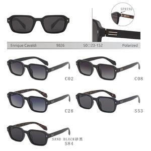 Солнцезащитные поляризационные пластиковые очки с флексом Enrique Cavaldi EC9826