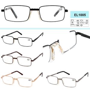 Очки готовые в металлической оправе Vizzini EL1005G 眼镜, линзы пластик, диоптрии +1.50 до +3.50 (шаг 0.50)