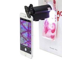 Portable microscope for phone mounting 7751W, magnification: 60-100X