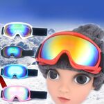 Safety shockproof childrens sports ski goggles 00376儿童滑雪-2-DX