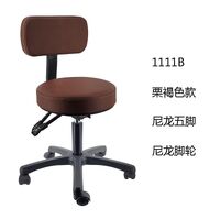 Стул вращающийся на колесиках с подъемником и водостойкими сиденьем и спинкой 1111B