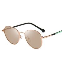 Очки металлические фотохромные с защитой от синего света 9664-GT