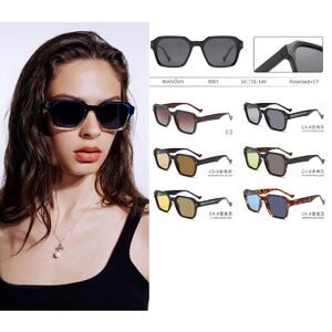 Polarized PC+CP plastic sunglasses with photochromic lenses Rianova R9001