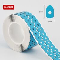 Липкий сегмент (липучки, слиперы, противоскользящие накладки для блокировки оптических линз) для линз Delma, комплект 1000 шт