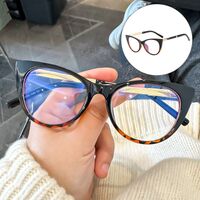 Reading PC plastic + metal glasses with Blue Ray Cut protection for women KY8083, diopters from 0.00 to +4.00